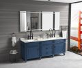 72 in. W x 36 in. H Frameless LED Single Bathroom Vanity Mirror in Polished Crystal Bathroom Vanity LED Mirror with 3 Color Lights Mirror for Bathroom