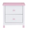 3-Pieces Bedroom Sets Full Size House Bed with Storage Headboard, Wooden Nightstand and Storage Dresser,White