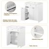 30" White Bathroom vanity with Single Sink ,Combo Cabinet Undermount Sink,Bathroom Storage Cabinet vanities