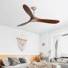 60 Inch Outdoor Ceiling Fan Without Light 3 ABS Blade with Smart APP Control