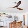 60 Inch Outdoor Ceiling Fan Without Light 3 ABS Blade with Smart APP Control