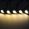5pcs Warm White LED Deck Lights