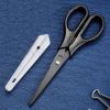 Anti-Stick Anti-Rust Scissors EDC Home Craft Diy Safety Cover Student Scissor Stainless Steel School Supplies Office Stationery