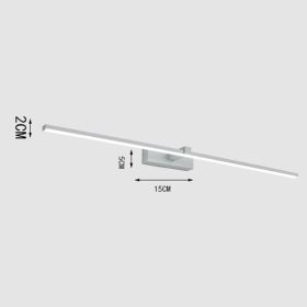 Free from EU LED Bathroom Light Waterproof Mirror Vanity Light 8w 12w Energy-saving Lamp Fixture Modern Sconce for Living Room (Emitting Color: white, Color: warm light)